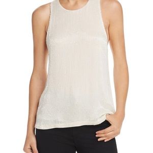 Joie Ebanee beaded tank with tags